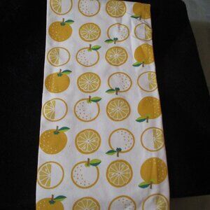 Martha Stewart Everyday Lemons Cotton Tea Towel NWOT